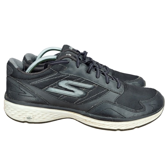 Skechers Go Golf Fairway Golf Shoes Mens 11 Black Spikeless Sneakers 54516 - Picture 1 of 15